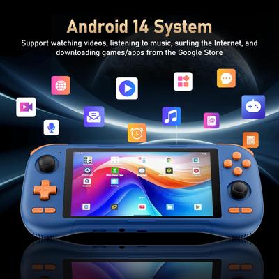 Ретро игровая консоль K56: Android 14, HD ISP-экран, Игровой автомат в стиле PSP и N64.