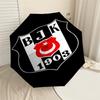 1 шт. BJK 1903 Зонт - 8 ребер усиленный, автоматическое открытие, легкий и прочный, милый модный аксессуар для улицы, пляжа или повседневного использования, пляжный зонт