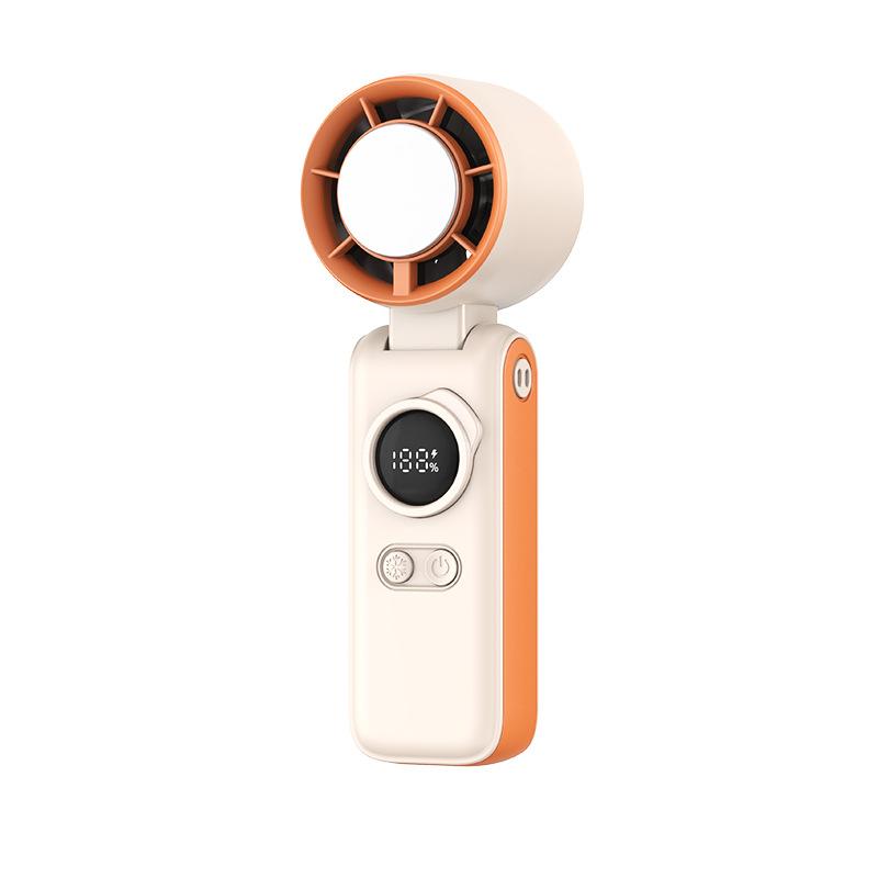 Ice Pack Handheld Small Fan Cooling Digital Display 199 Speed Turbine High Speed Fan Usb Portable Fan