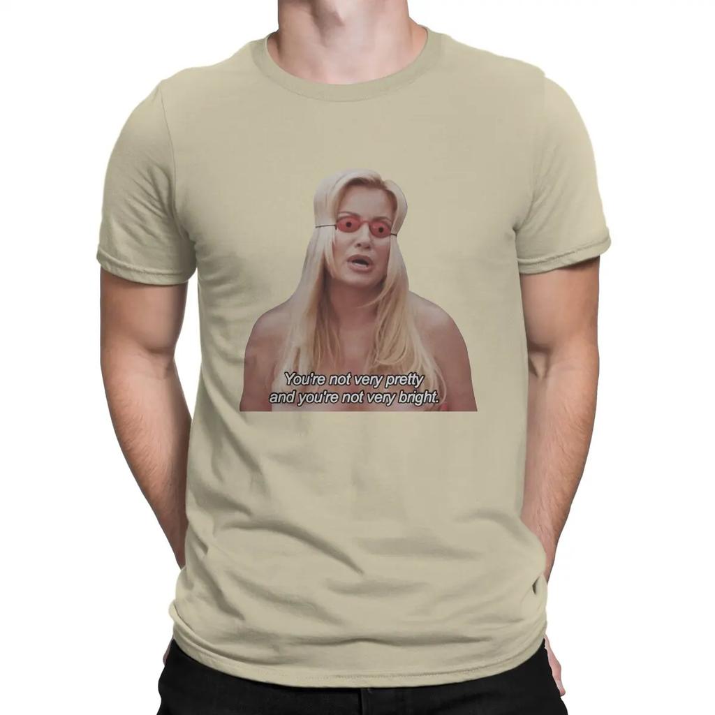 Amazing A Quote T-Shirts Men Round Neck Cotton T Shirt The White Lotus Short Sleeve Tees Printed Clothes