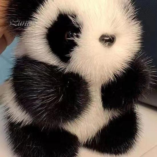 Маленькая панда плюшевая кукла брелок кулон женская сумка орнамент милый искусственный мех норки панда автомобильный брелок Шарм модный подарок