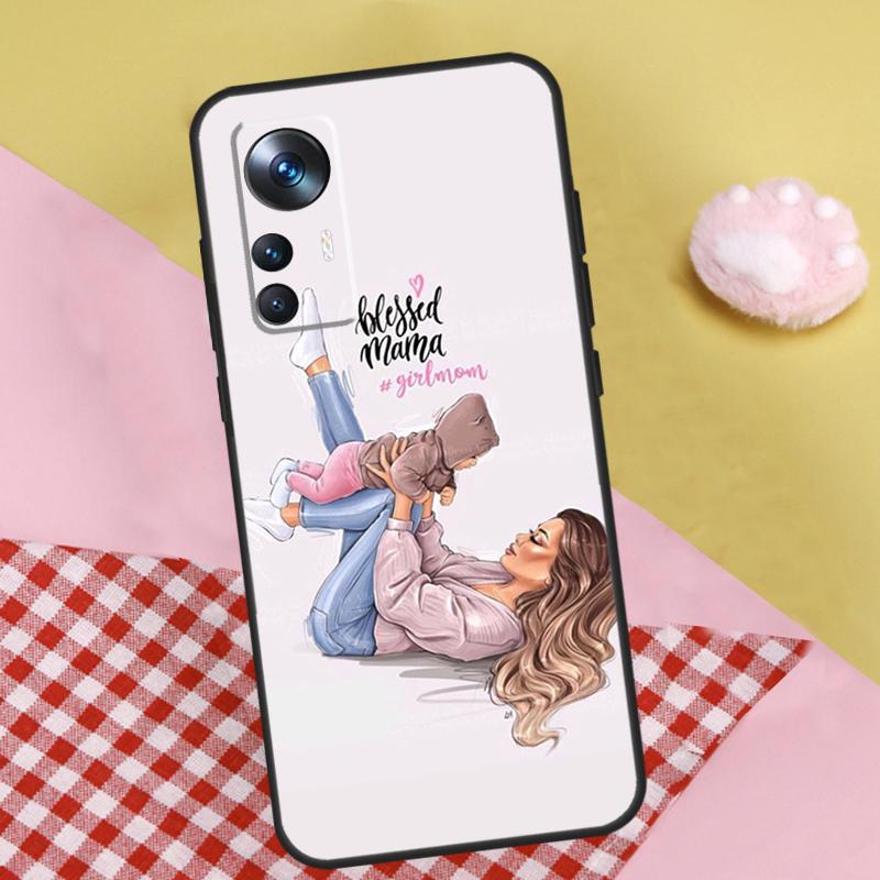 Мама Мама Дочь Девочка Сын Папа Для POCO F5 F3 M5s F4 X4 GT X5 X3 Pro Чехол Для Xiaomi 13 Ultra 11T 12T 13T Pro 12 Lite 12X