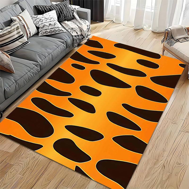 Leopard Print Pattern Carpet suitable as a non-slip mat for the living room or bedroom sofa