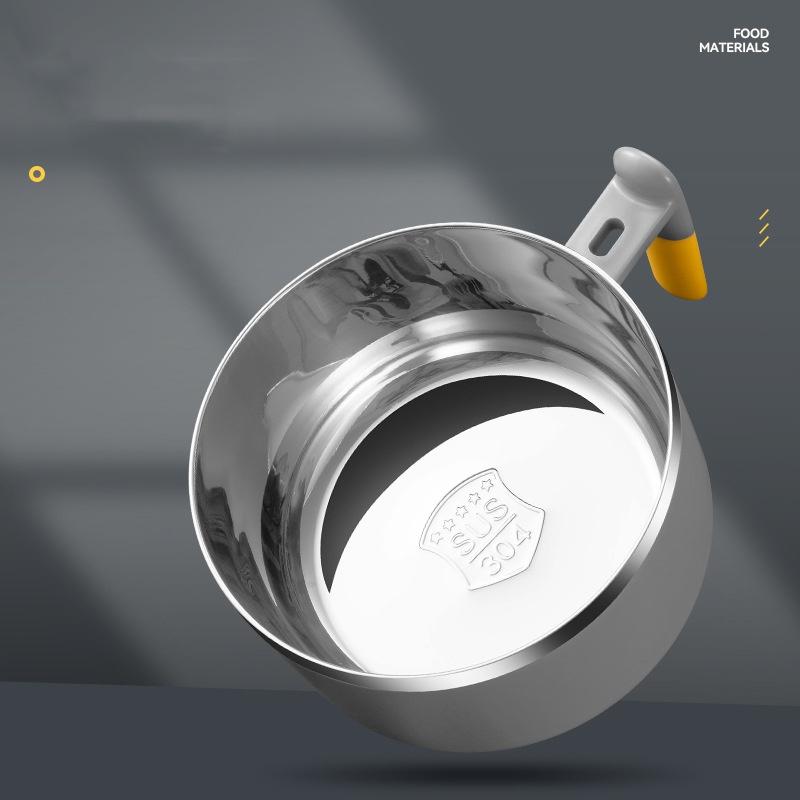 Чаша для лапши быстрого приготовления из нержавеющей стали 304, ланч-бокс с ручкой, коробка для бенто, термос для еды, офисный работник, студенческий детский ланч-бокс