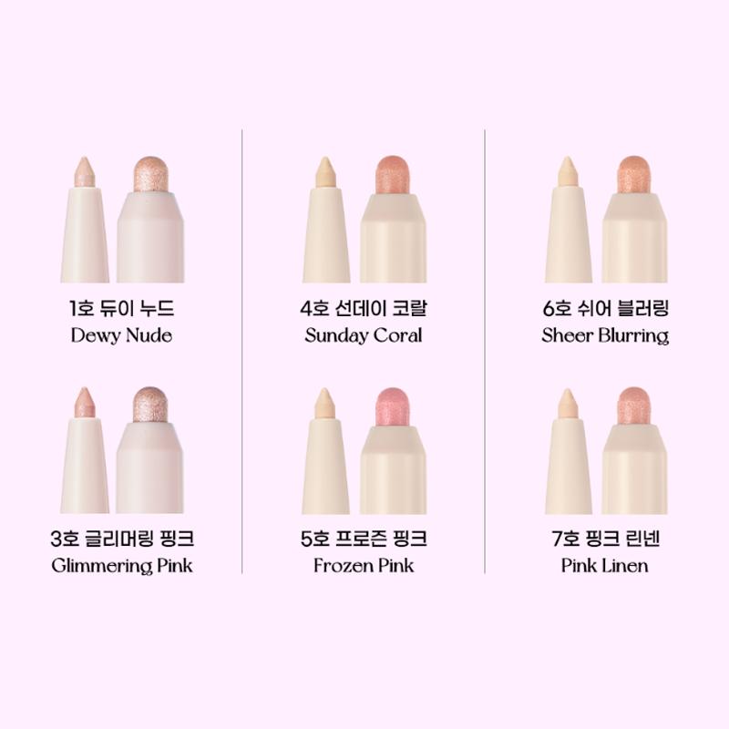 CLUB CLIO PERIPERA Палочка для глаз Sugar Twinkle Duo, 6 цветов (6 вариантов)