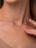 Aide 925 Silver Elegant Y Shape Necklace For Women Temperament Long Chain Tassel Water Drop CZ Zircon Pendant Necklace