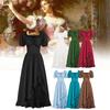 Medieval Lady Renaissance Gown Dress Cosplay Decoration Costume Set Performance