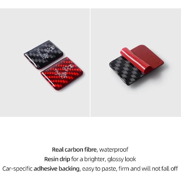 BETTERHUMZ Carbon Fiber ESP Console Button Decor Sticker Compatible with Toyota GR86 for Subaru BRZ -2025 Car Interior Molding Accessories