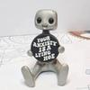 1pc Creative Resin Ornaments Anxiety Lying Robot Desk Decor Home Accessories