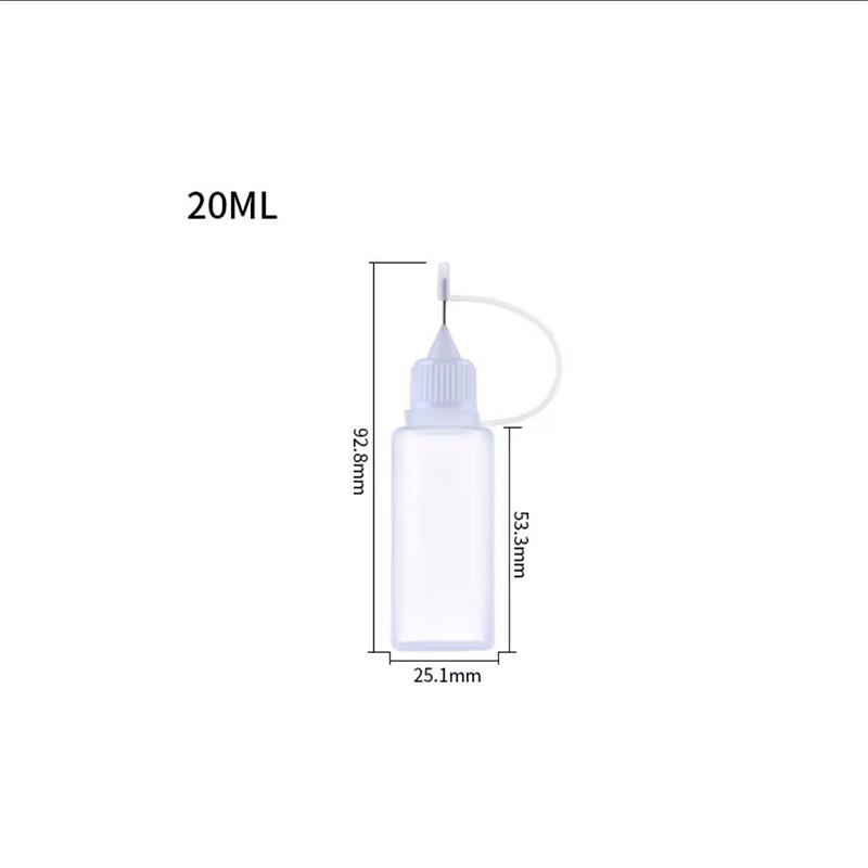 5/10/20/30/50/100 мл многоразовый аппликатор для клея пластиковая бутылка для инъекций эфирного масла флакон для пигмента
