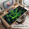 Decorative Artwork Theme Customized Mouse Pad Personalized Print Name Text Desk Mat For Home Office Table Decor
