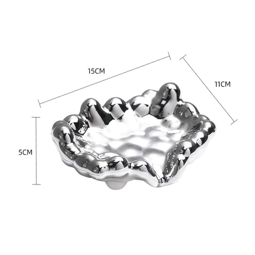 Золотая/серебряная мыльница, наклонная дизайнерская мыльница, высококачественный держатель для мыла