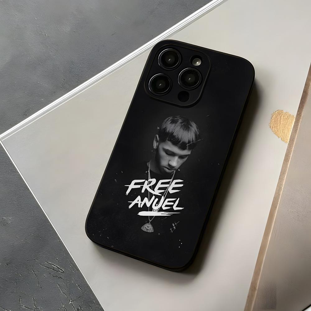 Модный Горячий Рэпер Anuel AA Чехол для Телефона Для Iphone Онлайн-Покупки 15 16 12 14 Se 2020 2022 Pro Max 11 13 Xr X Xs Plus Funda Shel