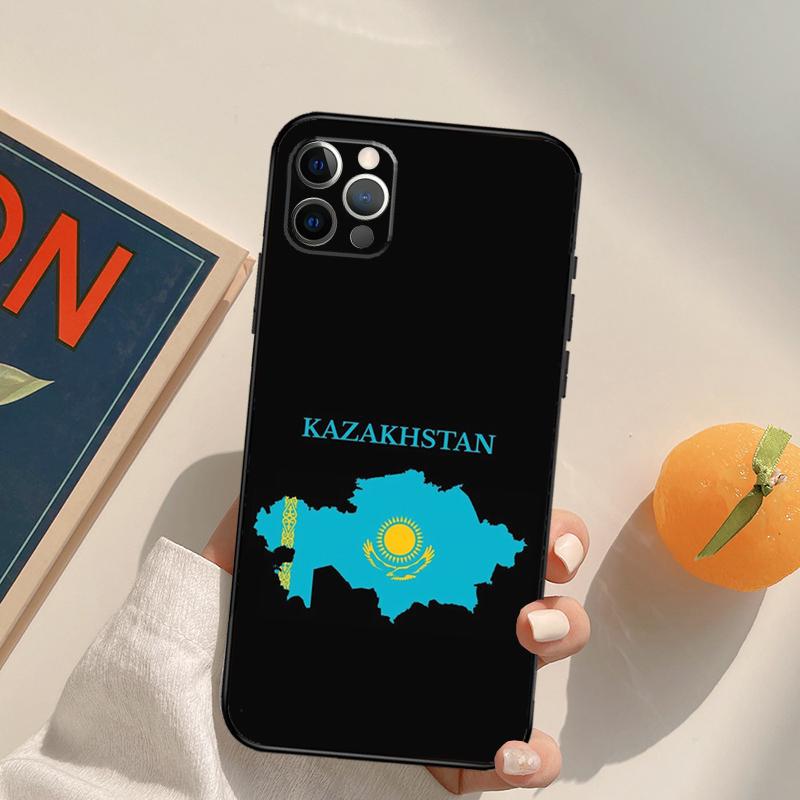 Чехол-арт с флагом Казахстана для iPhone 13 12 Mini SE 2020 SE 2022 6S 7 8 Plus X XR XS Max 11 12 13 Pro Max Capa