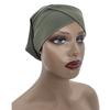 Ribbed Cross Front Under Scarves Muslim Inner Hijab Cap