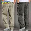 M-6XL Summer Men's Business Loose Bottoms Sweat-absorbent Thin Breathable Straight-leg Casual Pants