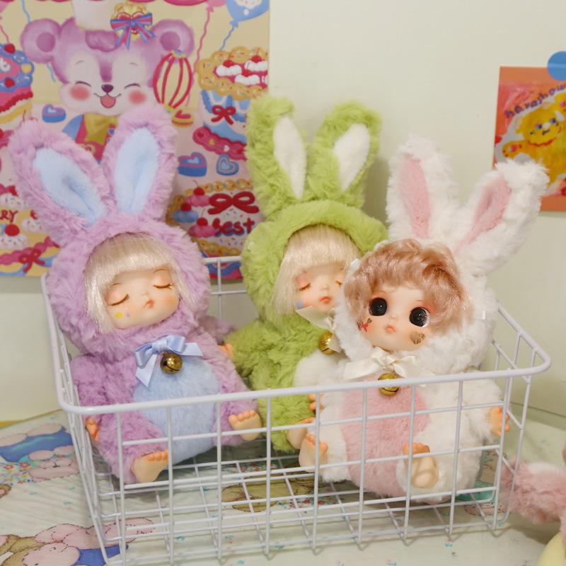 Плюшевая кукла Энни, сидящая, слепой бокс, мультяшное баловство, Энни слепой бокс, изысканная кукла, слепой бокс