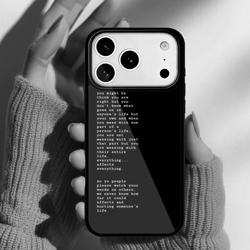 Эстетичный Минималистичный Чехол-Бампер для iPhone 17 16 15 14 13 Pro Max Задняя Крышка для 12 11 Pro Coque