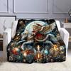 Multi-Sizes Christmas Angel Print Blanket Soft and Warm for Bed Sofa Outdoor Travel Cover Blanket Holiday Luxury Gifts