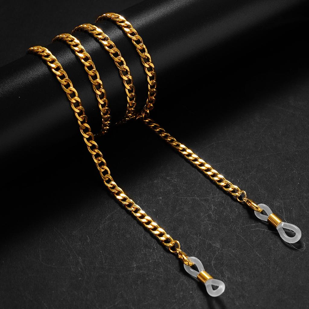 Simple Link Chain for Glasses Mask Lanyard Women Men Gold Color Sunglasses Chains Eyewear Cord Strap Gift