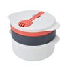 2L Capacity Microwave Steaming Container Multi Layer Microwave Food Container  Home Cooking