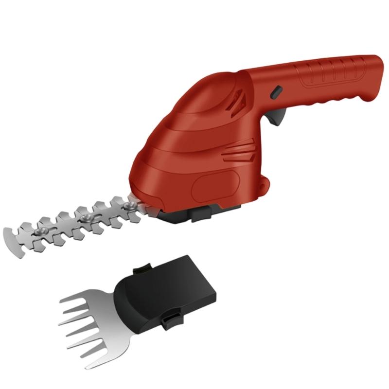 Professional Wireless Garden Shears Trimmer Twin Function Quiet Motor Lightweight Body Elderly Friendly Yard Tool