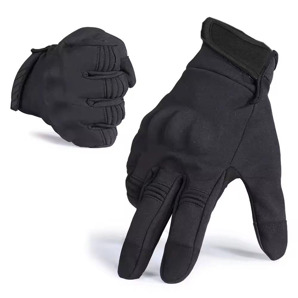 Tactical Gloves Touch Screen Full Finger Glove Hard Shell Fleece Combat Airsoft Hunting Hiking Bicycle Cycling Ski Anti-skid Men