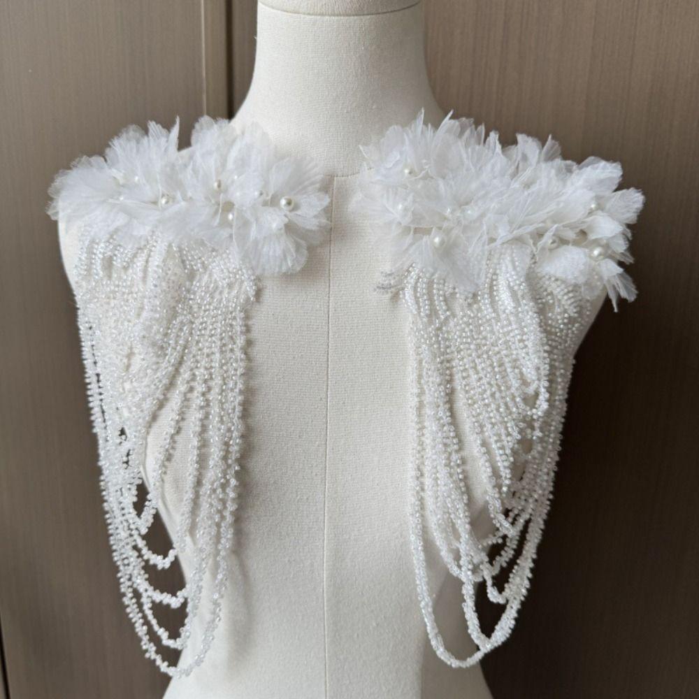 Luxury Nail Bead Tassel Decoration Gorgeous Design Sewing Accessories  Evening Gown