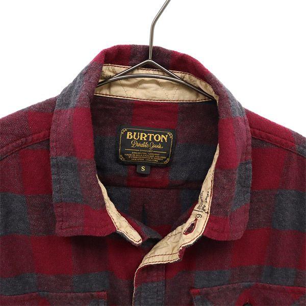 Burton Рубашка с длинным рукавом S Фиолетовая Мужская Б/У