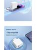 Быстрое зарядное устройство GaN с двумя портами USB-C мощностью 65 Вт для ноутбука и телефона
