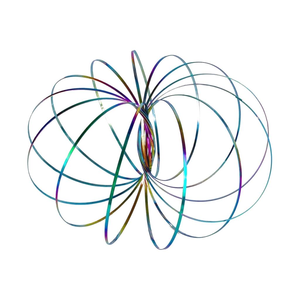 Stainless Steel Bracelet Metal Armband, 3D Rotating Ring, Mobile Bracelet,