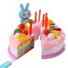 Simulated Kitchen Cutting Food Toys Cooking Pretend Play Plastic Parent-child Interaction Color Cognition Birthday Gift TMZ