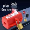 Newcomer Special: Industrial Plug Lockout Box for Air Conditioner & Appliance Power Safety with Child-Proof Padlock