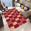  Checkered Floral Small Fresh Carpet Washroom Floor Mat Rugs Living Room Rugs for Bedroom Moderne Home Dekoration