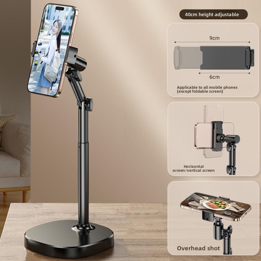 360° Rotate Desktop Phone Holder Stable Base Mobile Phone Bracket Live Learning
