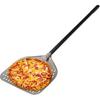 Pizza Turning Peel, 12 x 14 Inch Perforated Pizza Peel, 35 inches Long Handle Pizza Paddle, Professional Lightweight Anodized Aluminum Pizza Spatula
