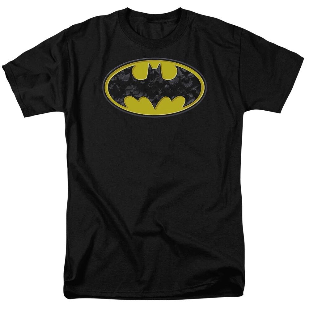 Batman "Bats In Logo" T-Shirt - Regular or Sleeveless
