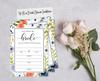 Inkdotpot 30 приглашений на девичникЦветочныйСвадебный заполняемый стильПриглашения Пустые