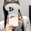 Мультяшная Милая Спящая Собака Кошка Пара Лазерный Чехол Для Телефона Для iPhone 16 15 Pro Max Plus 11 12 14 13 Pro Max Mini Ударопрочные Задние Крышки