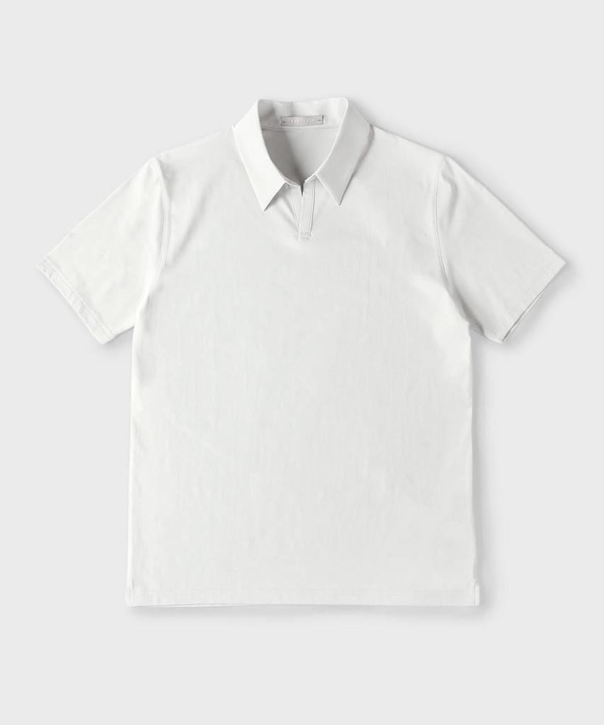 PANICALE Johnny Collar Stretch Cotton Polo Shirt [2 Colors]