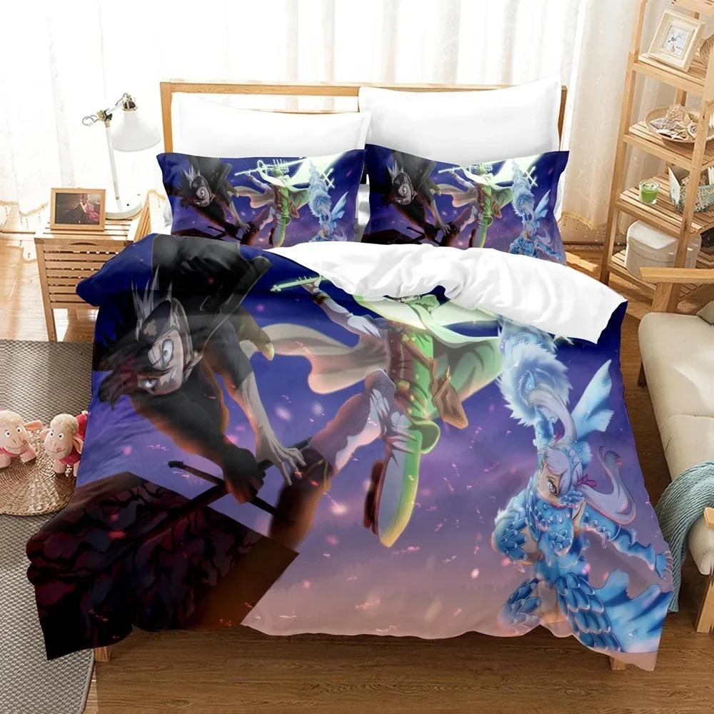 3D Print Anime Black Clover Bedding Collections Duvet Cover Collection With Pillowcase Twin Full Queen King Bedclothes With Bed Linen Home Textiles