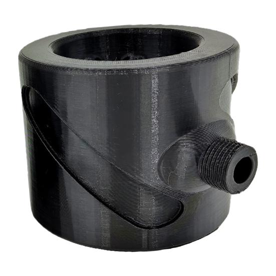 Shower Head Powerful Supercharging Hydromassage 360-Degree Ring Water Spray Spiral Nozzle Standard Thread All-round Cleaning Shower Head