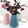European Style Vase Flower Arrangement Hydroponic Plant Imitation Porcelain Plastic Vase Bottle Home Nordic Decoration