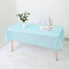 2Pcs Tablecloth Disposable Waterproof Rectangle Plastic Holiday Party Table Cover Decor Party Supplies