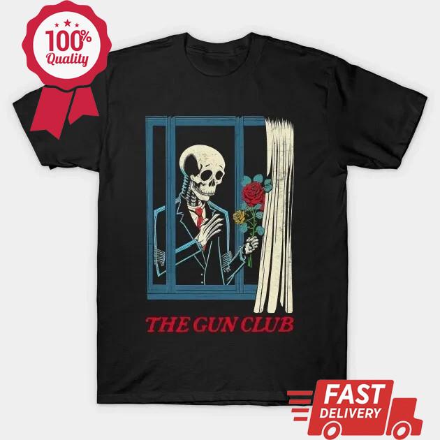 Vintage The Gun Club Band Black Cotton Gift For Fans Unisex S-5XL Shirt Unisex T-Shirt