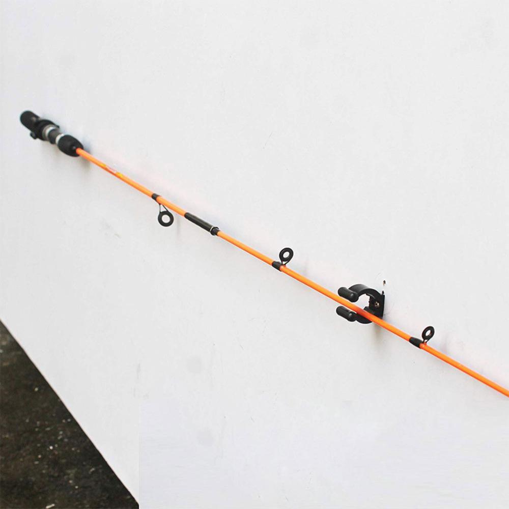 Fishing Pole Black Rod Organizer Billiards Cue Clip Fishing Rod Holder Fishing Rod Storage Clips