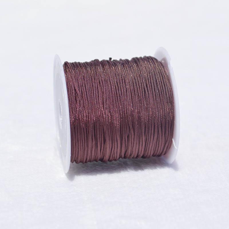 Нейлоновый шнур 0,8 мм * 20 м, нить для браслетов, сделай сам, 1 рулон, для ожерелья, ювелирных аксессуаров