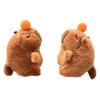 Soft Super Capybara Plush Doll With Pull Tail For Fun Keychain And Decoration Bag