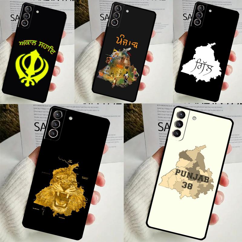 Чехол-карта Пенджаба для Samsung Galaxy S24 S23 S22 Ultra Note 10 Plus Note 20 S9 S10 S20 S21 FE Задняя крышка