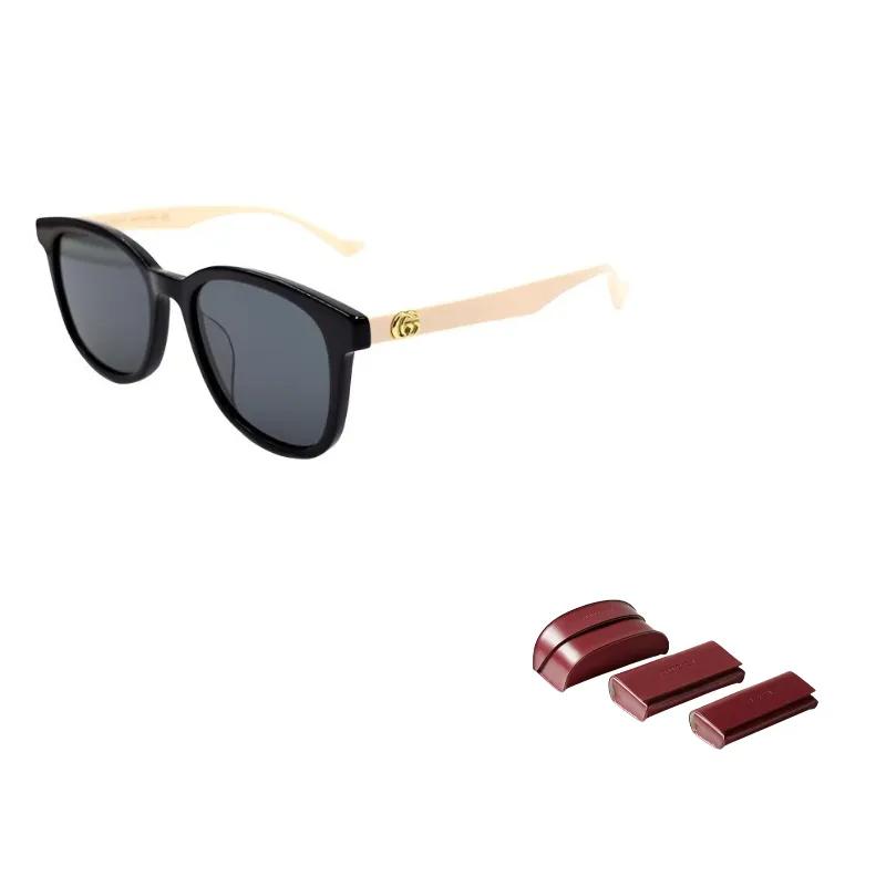 GUCCI Street Collection Square Sunglasses Unisex Black (Unisex) Sunglasses GG1001SK